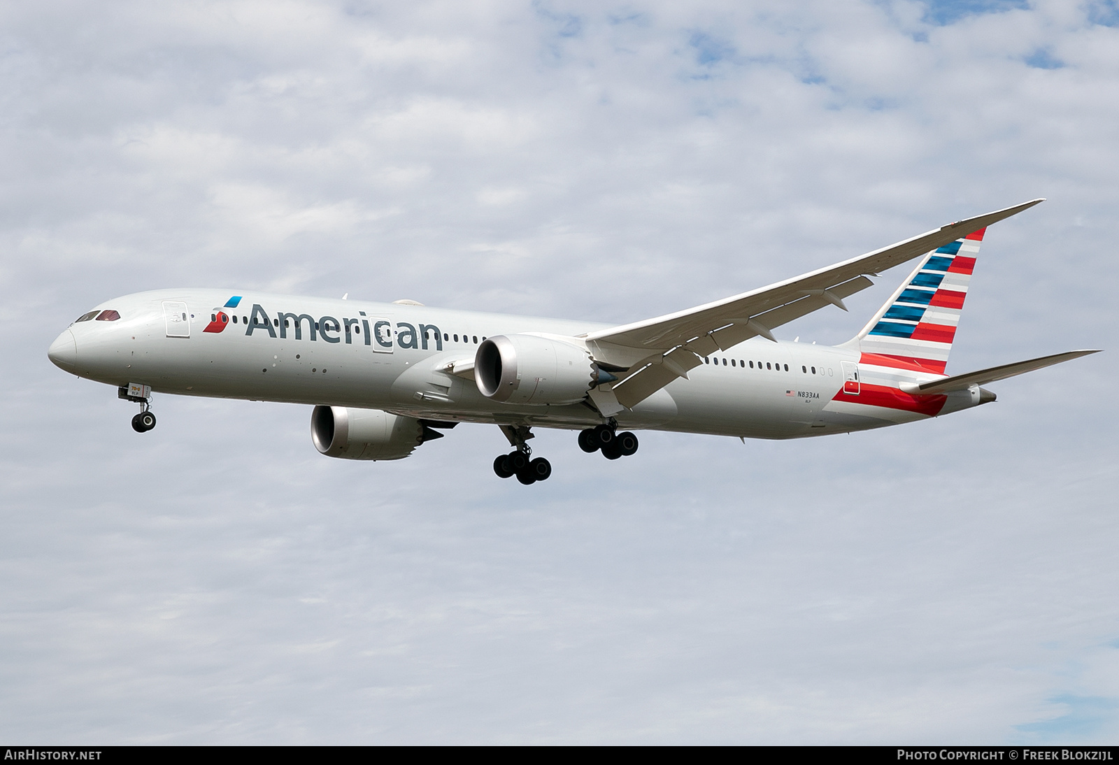 Aircraft Photo of N833AA | Boeing 787-9 Dreamliner | American Airlines | AirHistory.net #555081