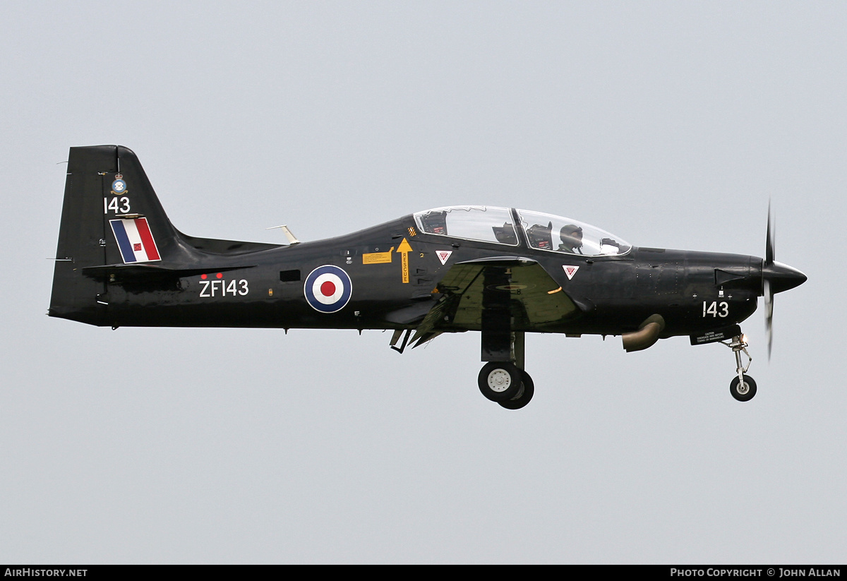 Aircraft Photo of ZF143 | Short S-312 Tucano T1 | UK - Air Force | AirHistory.net #555104