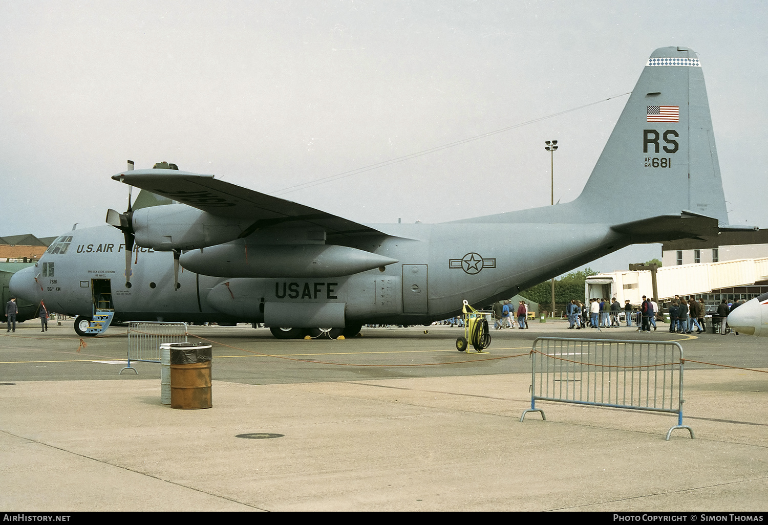 Aircraft Photo of 64-17681 / AF64-681 | Lockheed C-130E Hercules (L-382) | USA - Air Force | AirHistory.net #555106