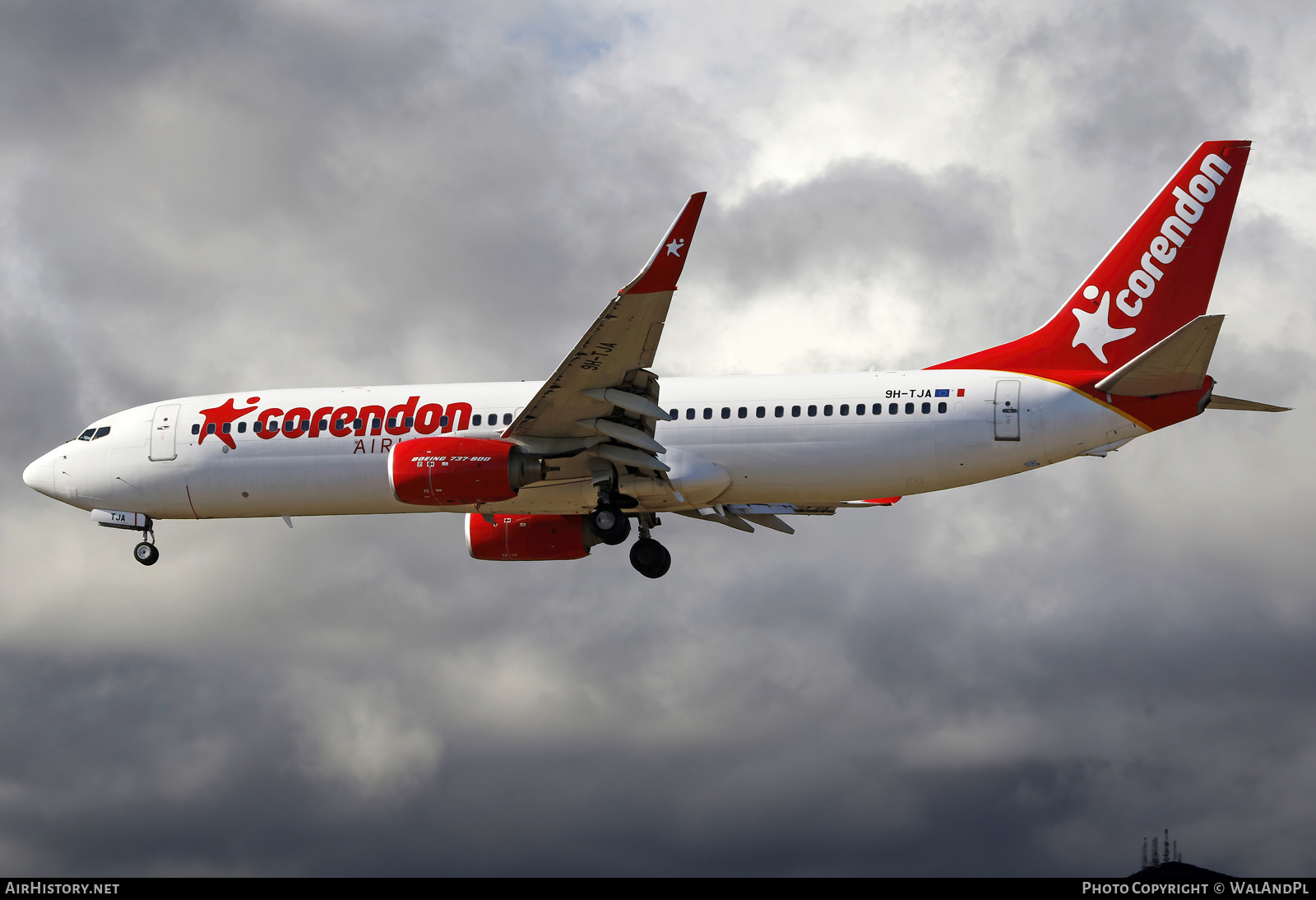 Aircraft Photo of 9H-TJA | Boeing 737-8F2 | Corendon Airlines | AirHistory.net #555109