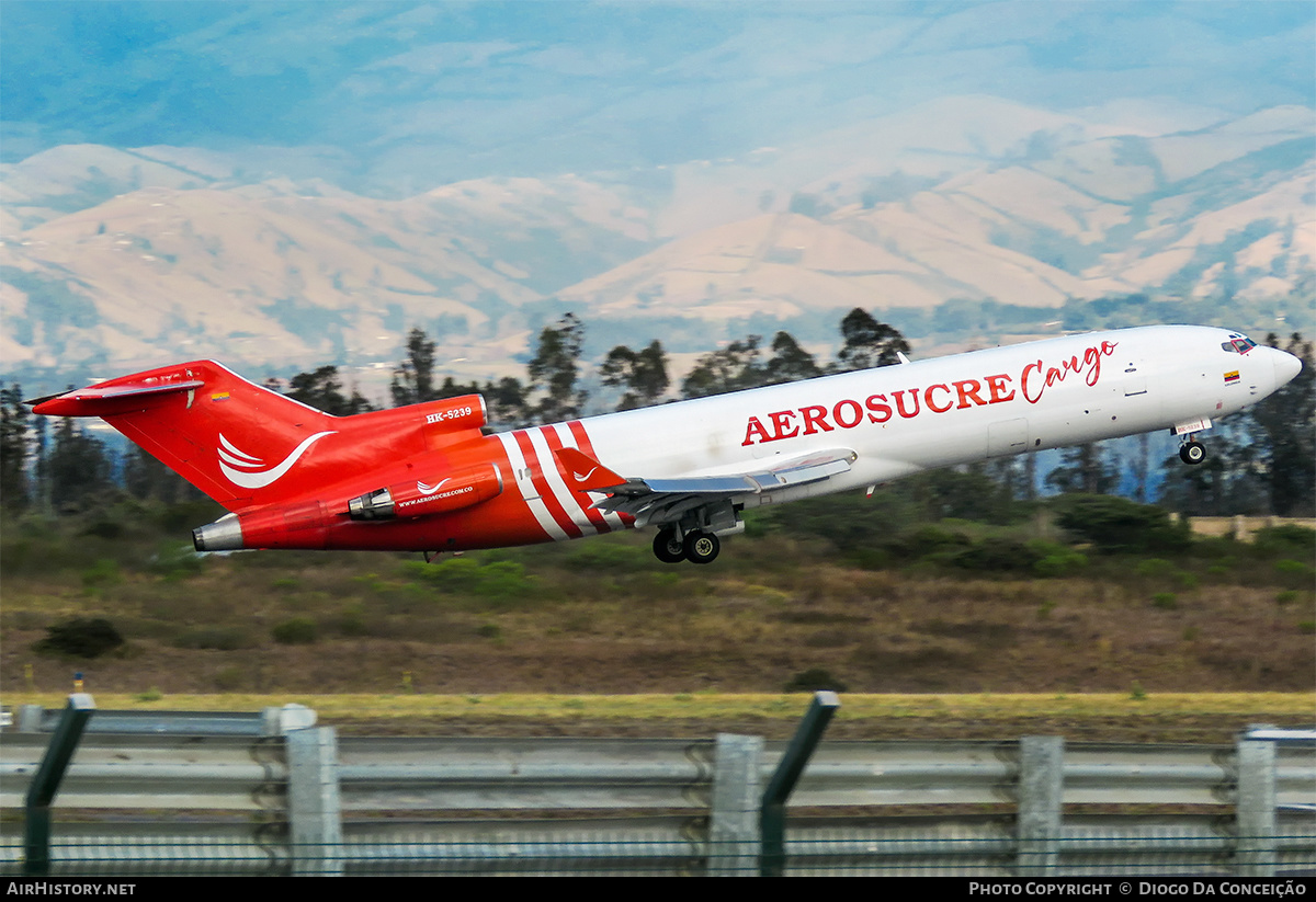 Aircraft Photo of HK-5239 | Boeing 727-221/Adv(F) | Aerosucre | AirHistory.net #555113