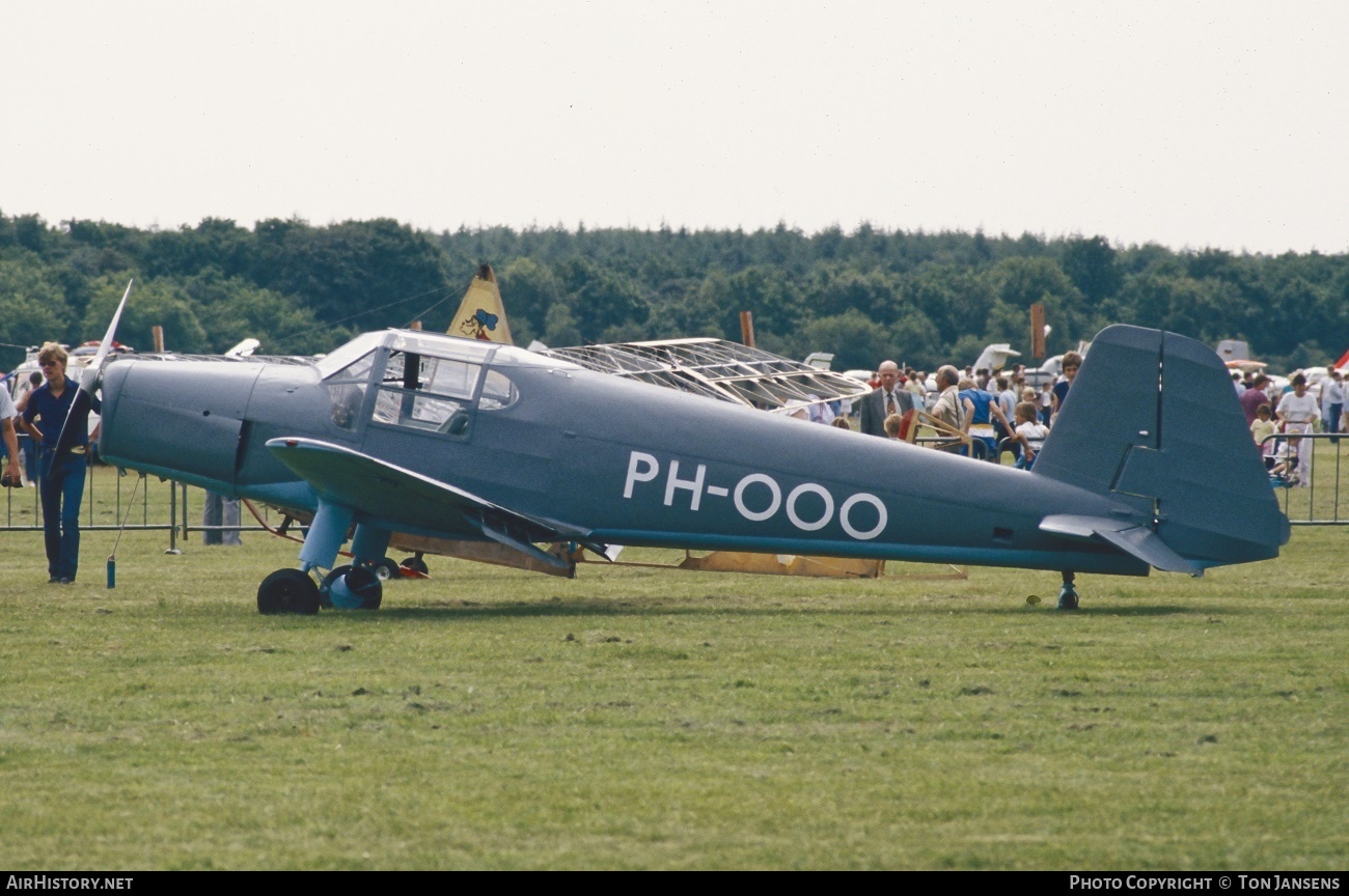 Aircraft Photo of PH-OOO | Bücker Bü-181B-1 Bestmann | AirHistory.net #555117