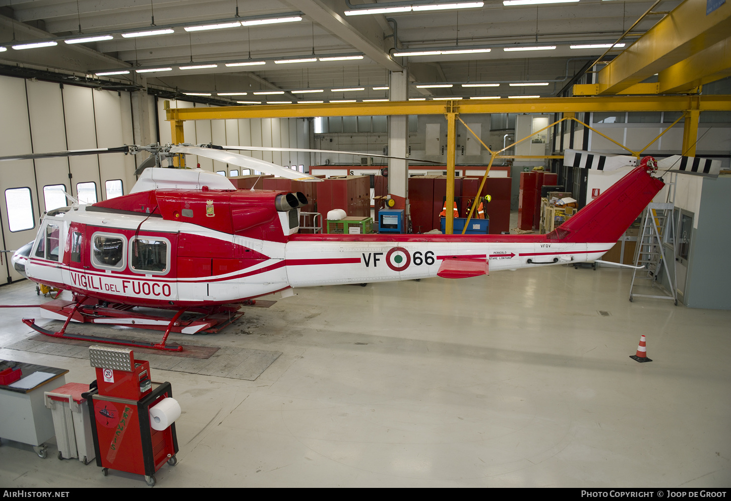 Aircraft Photo of VF-66 / VFOV | Agusta AB-412EP | Italy - Vigili del Fuoco | AirHistory.net #555124