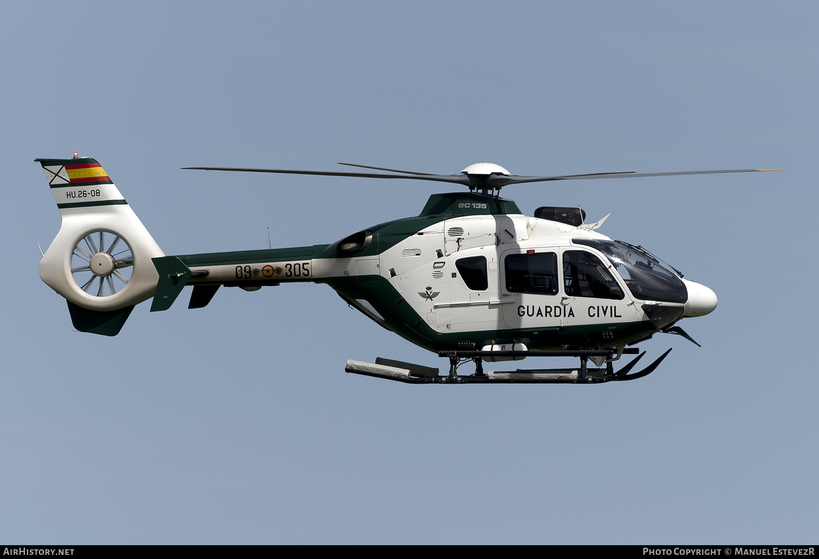 Aircraft Photo of HU.26-08 | Eurocopter EC-135P-2 | Spain - Guardia Civil | AirHistory.net #555136