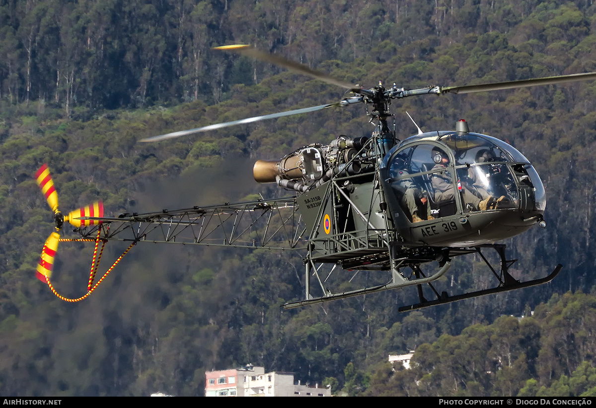 Aircraft Photo of AEE-319 | Aerospatiale SA-315B Lama | Ecuador - Army | AirHistory.net #555141