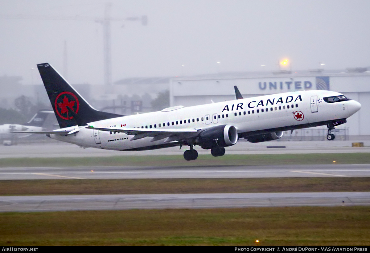 Aircraft Photo of C-FSIL | Boeing 737-8 Max 8 | Air Canada | AirHistory.net #555144