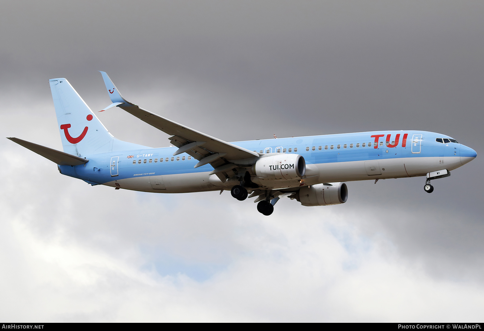 Aircraft Photo of G-TAWY | Boeing 737-8K5 | TUI | AirHistory.net #555160