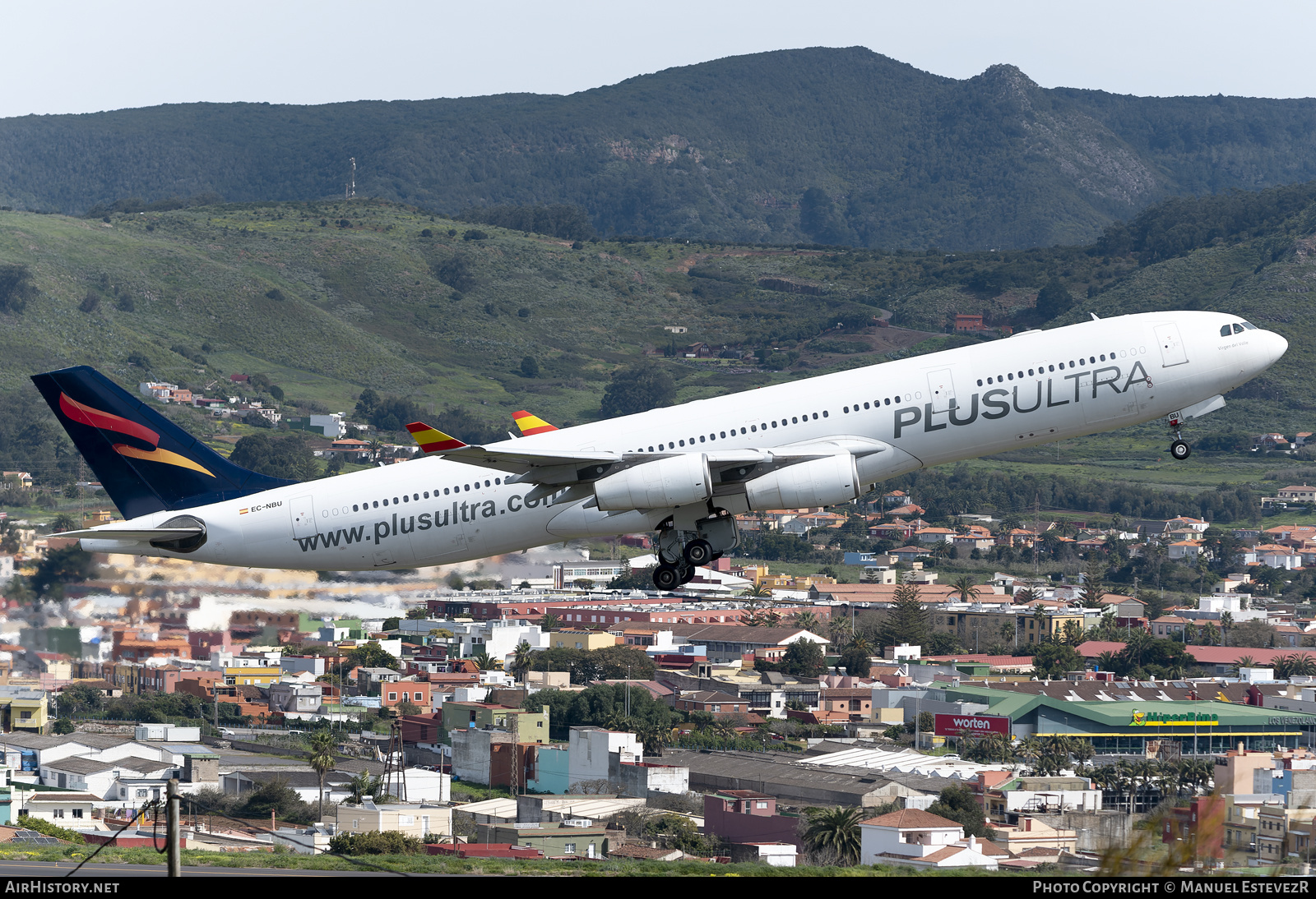 Aircraft Photo of EC-NBU | Airbus A340-313 | Plus Ultra Líneas Aéreas | AirHistory.net #555170