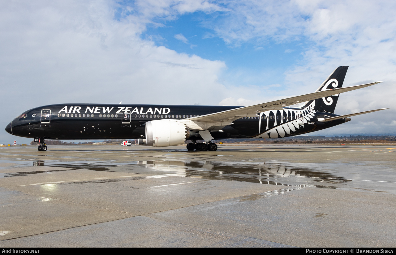 Aircraft Photo of ZK-NZE | Boeing 787-9 Dreamliner | Air New Zealand | AirHistory.net #555195