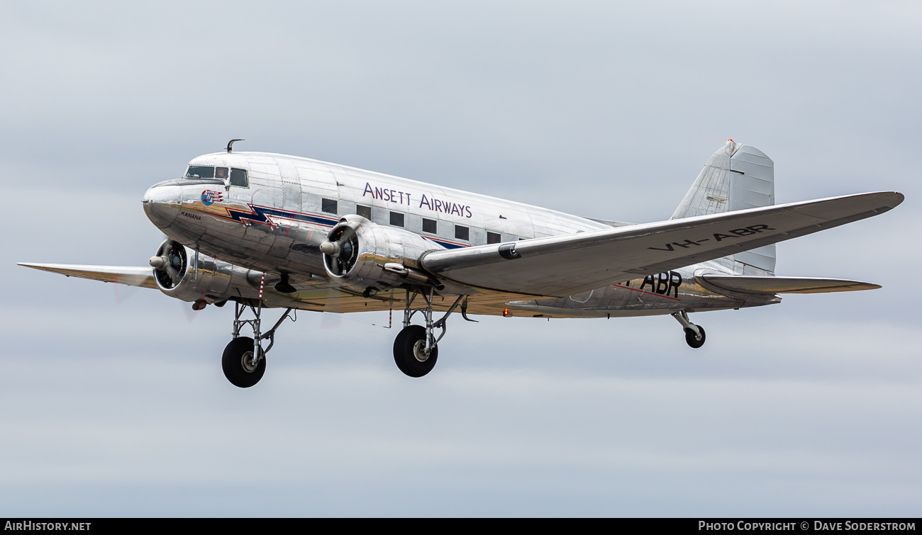 Aircraft Photo of VH-ABR | Douglas DC-3-G202A | Ansett Airways | AirHistory.net #555207