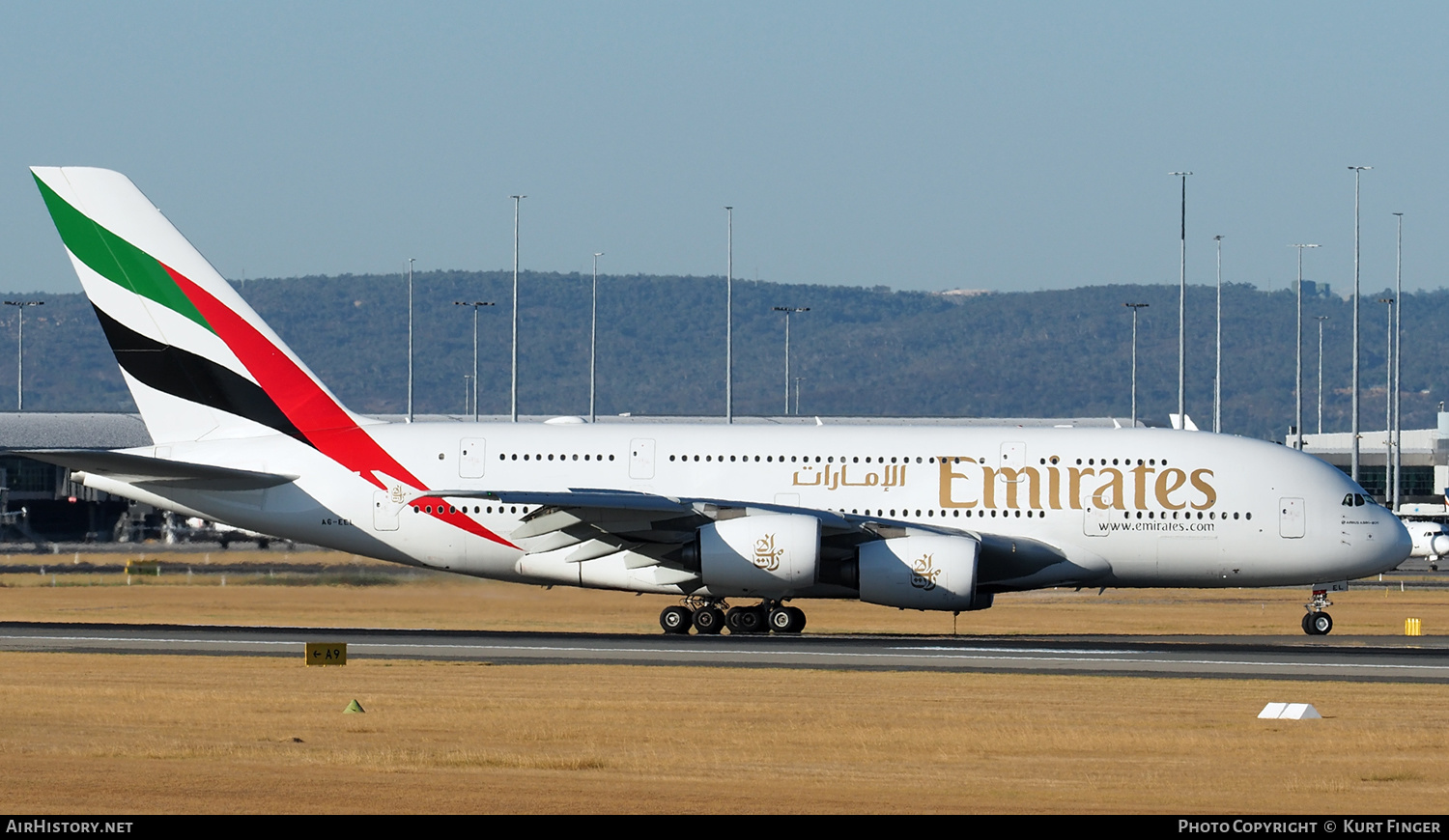 Aircraft Photo of A6-EEL | Airbus A380-861 | Emirates | AirHistory.net #555218