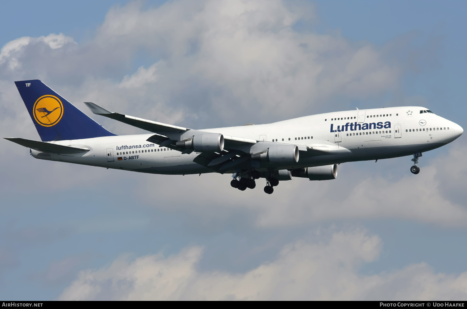 Aircraft Photo of D-ABTF | Boeing 747-430M | Lufthansa | AirHistory.net #555222