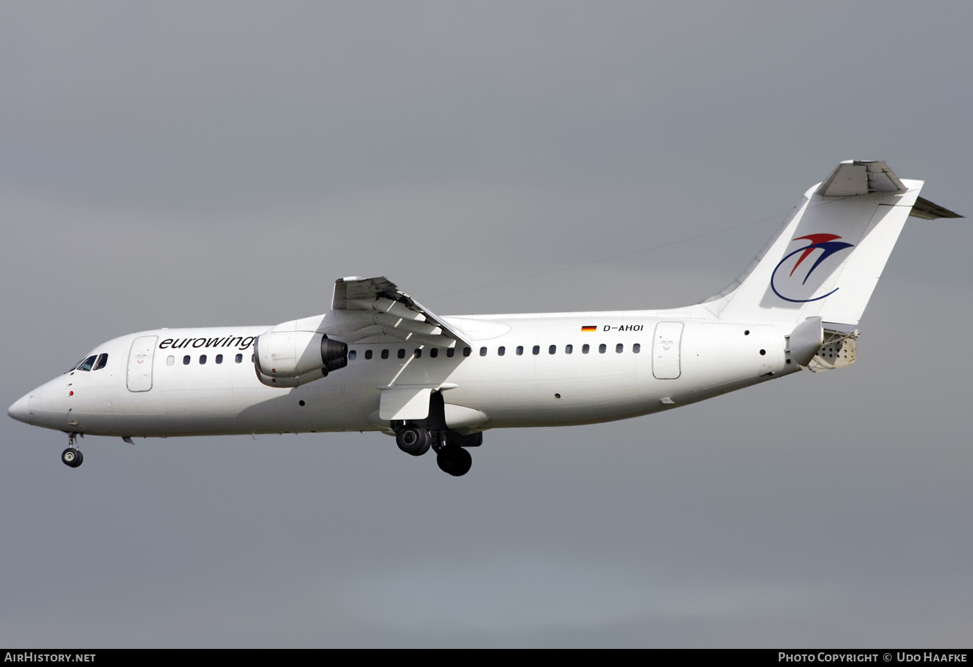 Aircraft Photo of D-AHOI | British Aerospace BAe-146-300 | Eurowings | AirHistory.net #555234