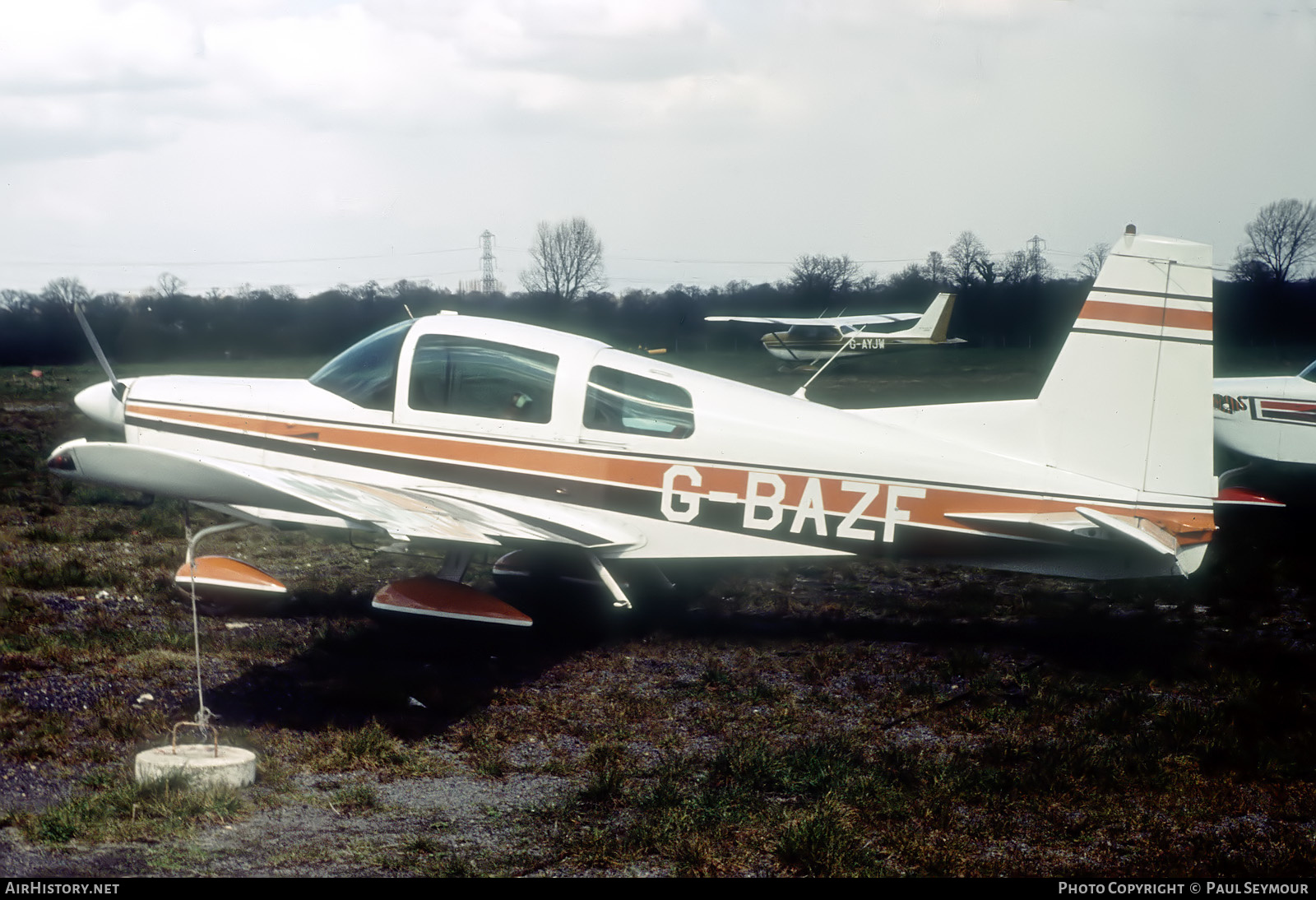 Aircraft Photo of G-BAZF | Grumman American AA-5 Traveler | AirHistory.net #555244