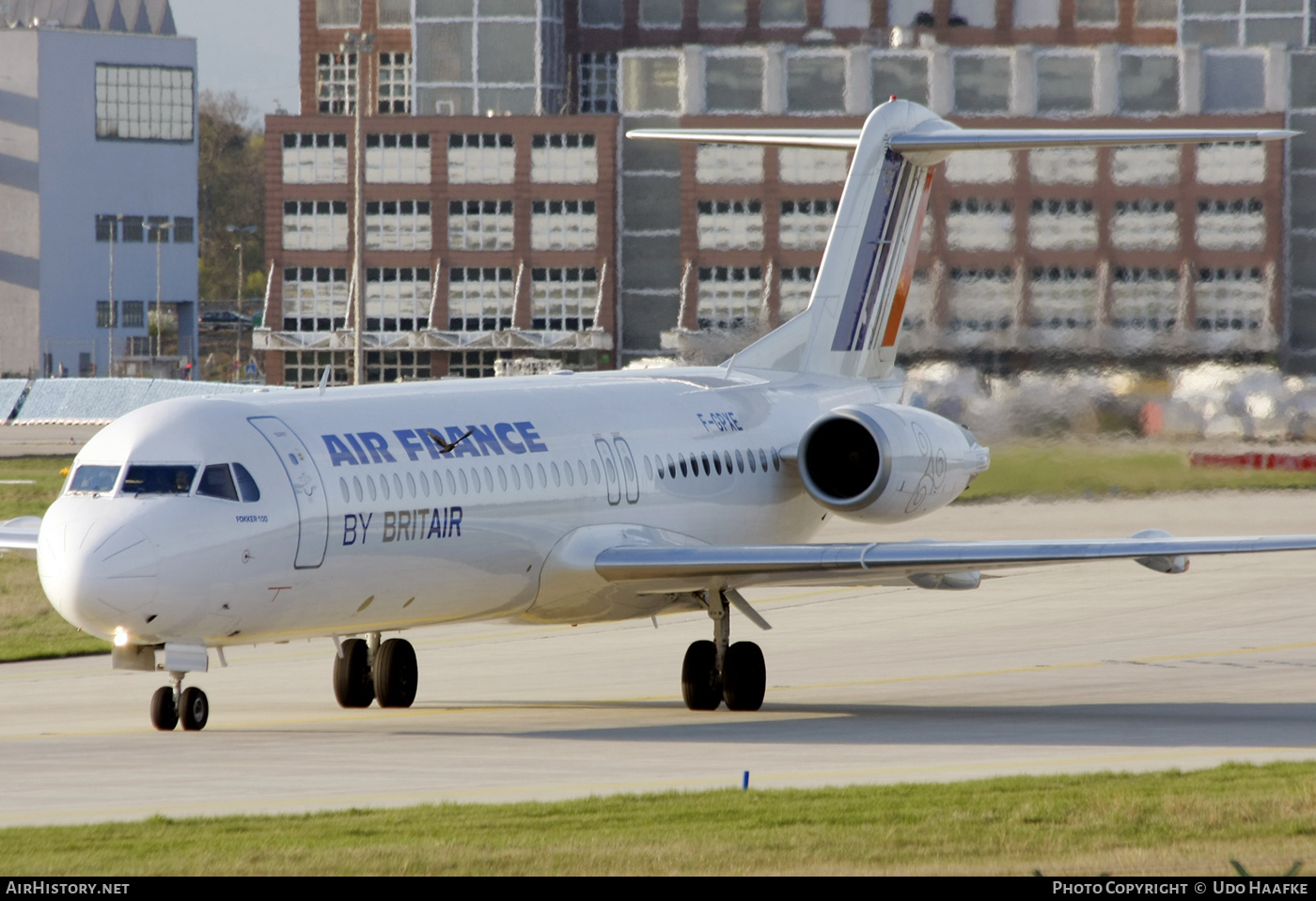 Aircraft Photo of F-GPXE | Fokker 100 (F28-0100) | Air France | AirHistory.net #555267