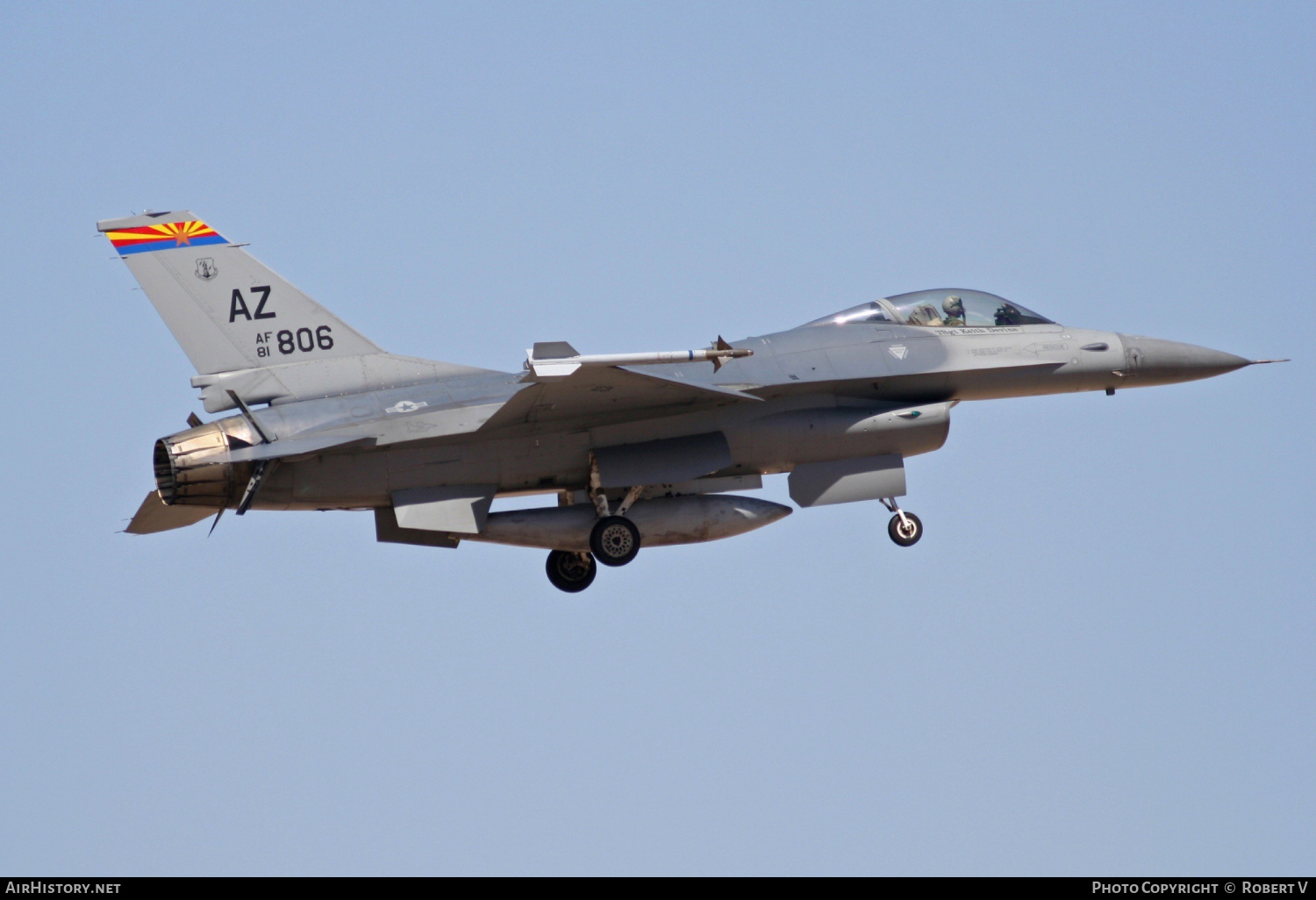 Aircraft Photo of 81-0806 / AF81-806 | General Dynamics F-16A Fighting Falcon | USA - Air Force | AirHistory.net #555293
