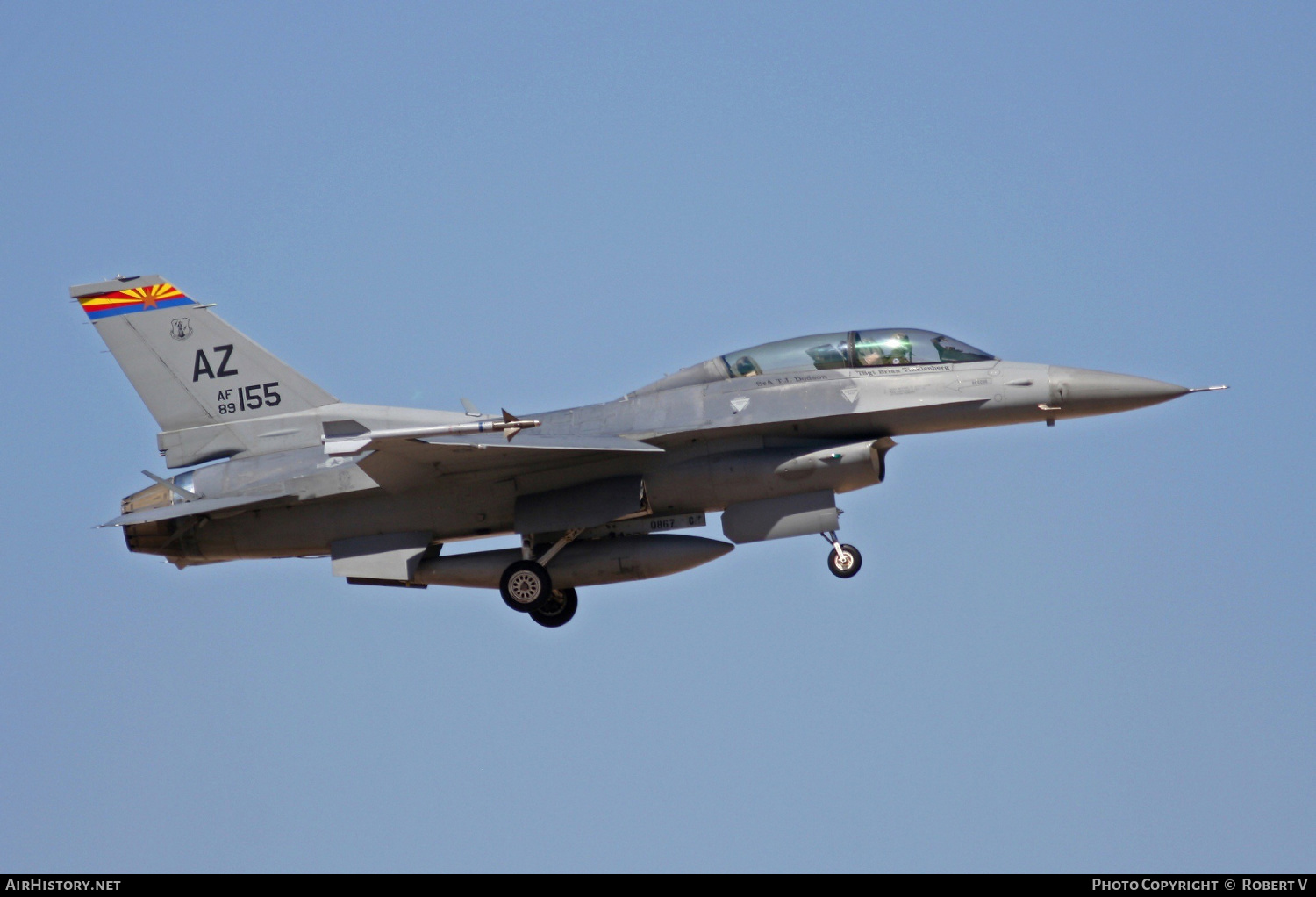 Aircraft Photo of 89-2155 | General Dynamics F-16D Fighting Falcon | USA - Air Force | AirHistory.net #555307