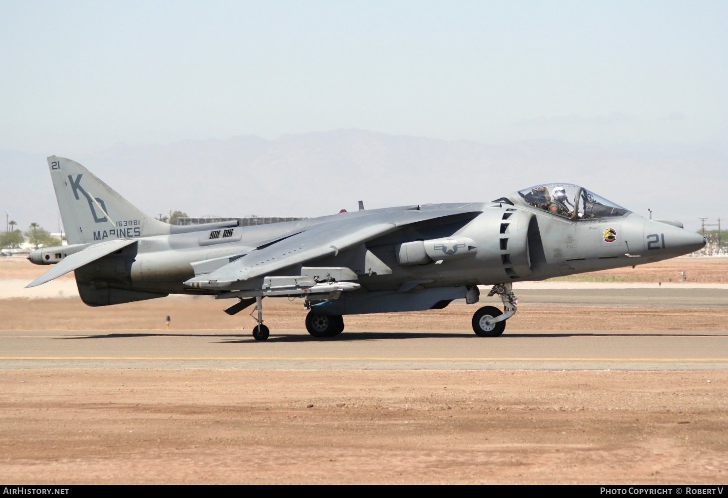 Aircraft Photo of 163881 | Boeing AV-8B Harrier II+ | USA - Marines | AirHistory.net #555312