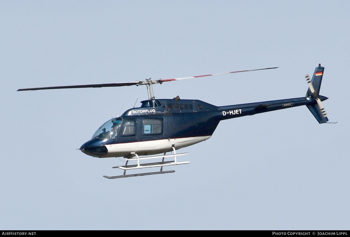 Aircraft Photo of D-HJET | Bell 206B-3 JetRanger III | Rotorflug | AirHistory.net #555316