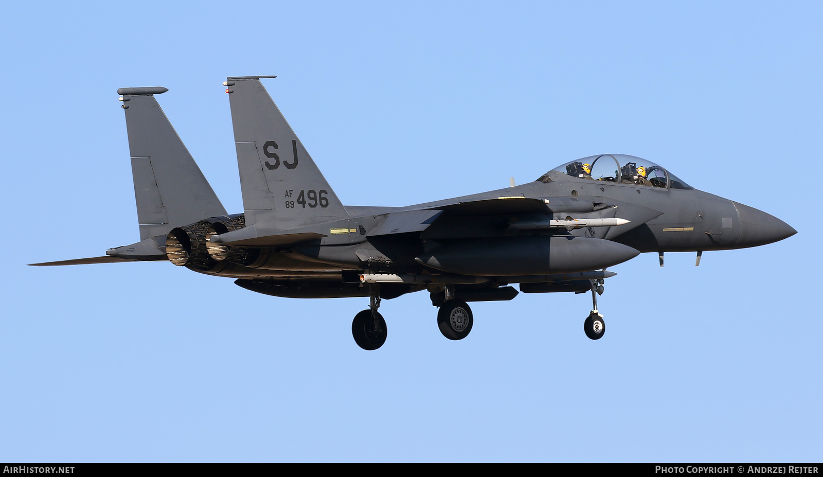 Aircraft Photo of 89-0496 / AF89-496 | Boeing F-15E Strike Eagle | USA - Air Force | AirHistory.net #555336