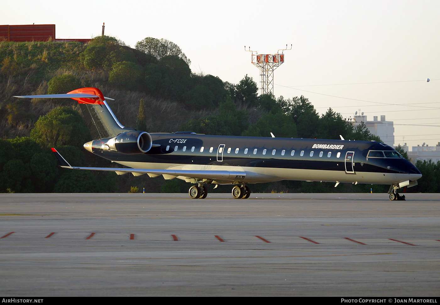 Aircraft Photo of C-FCQX | Bombardier CRJ-701ER (CL-600-2C10) | Bombardier | AirHistory.net #555353