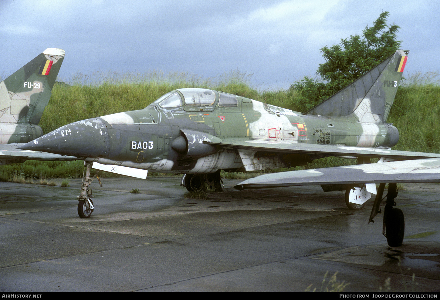 Aircraft Photo of FU-93 / BA03 | Republic F-84F Thunderstreak | Belgium - Air Force | AirHistory.net #555367