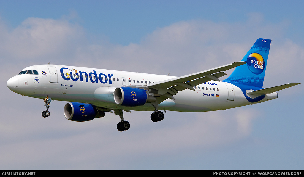 Aircraft Photo of D-AICN | Airbus A320-214 | Condor Flugdienst | AirHistory.net #555377