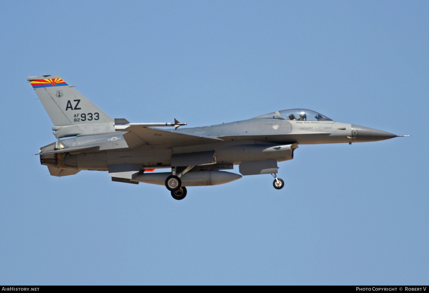 Aircraft Photo of 82-0933 | General Dynamics F-16A Fighting Falcon | USA - Air Force | AirHistory.net #555390