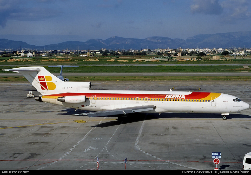 Aircraft Photo of EC-DDZ | Boeing 727-256/Adv | Iberia | AirHistory.net #555404