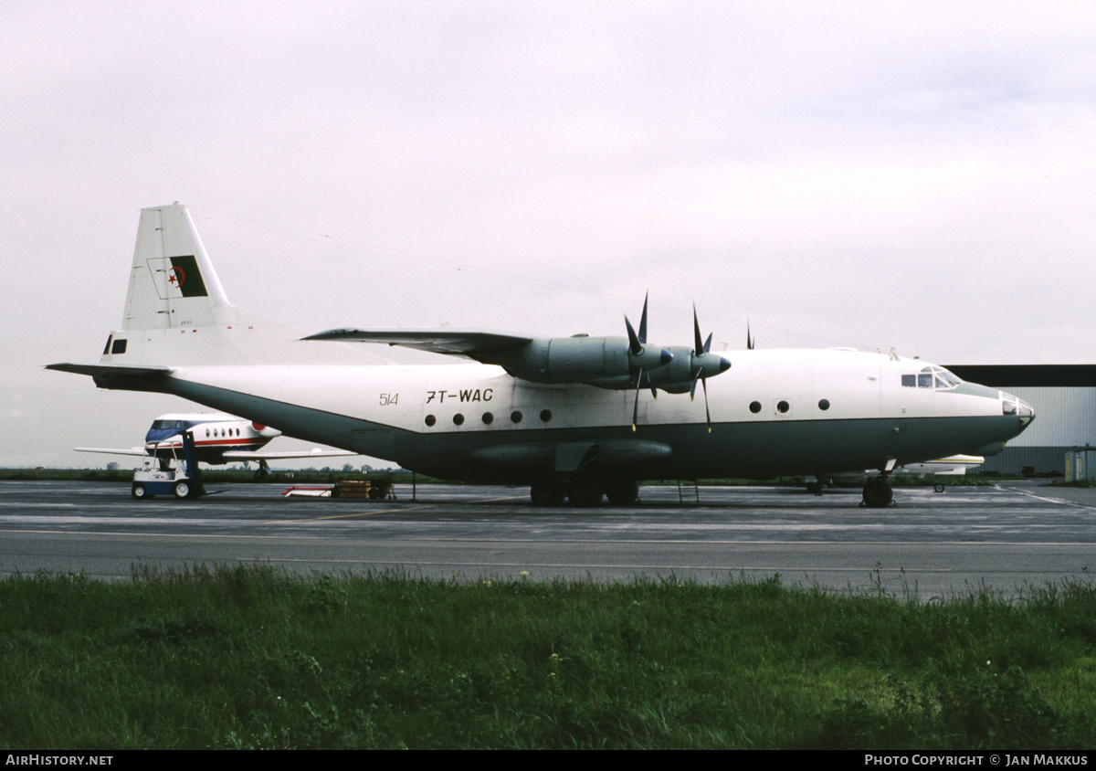 Aircraft Photo of 7T-WAC / 514 | Antonov An-12B | Algeria - Air Force | AirHistory.net #555406
