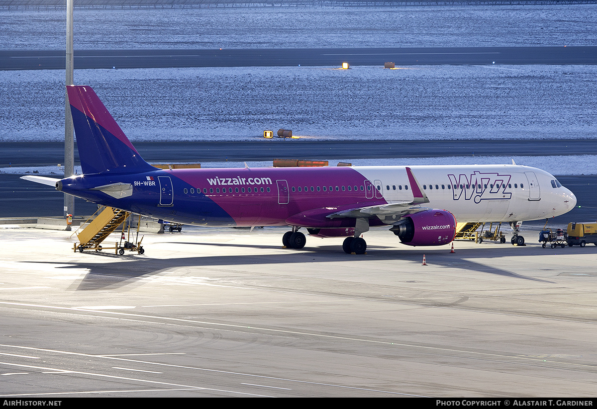 Aircraft Photo of 9H-WBR | Airbus A321-271NX | Wizz Air | AirHistory.net #555433