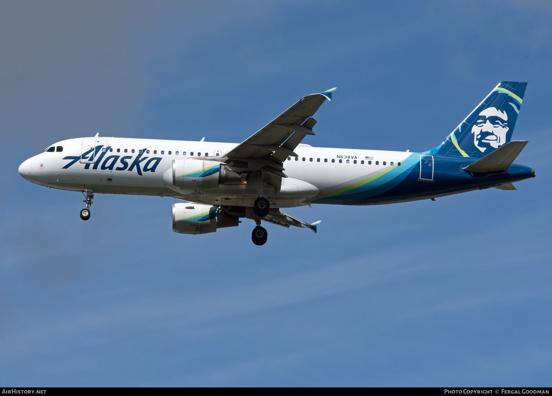 Aircraft Photo of N638VA | Airbus A320-214 | Alaska Airlines | AirHistory.net #555444