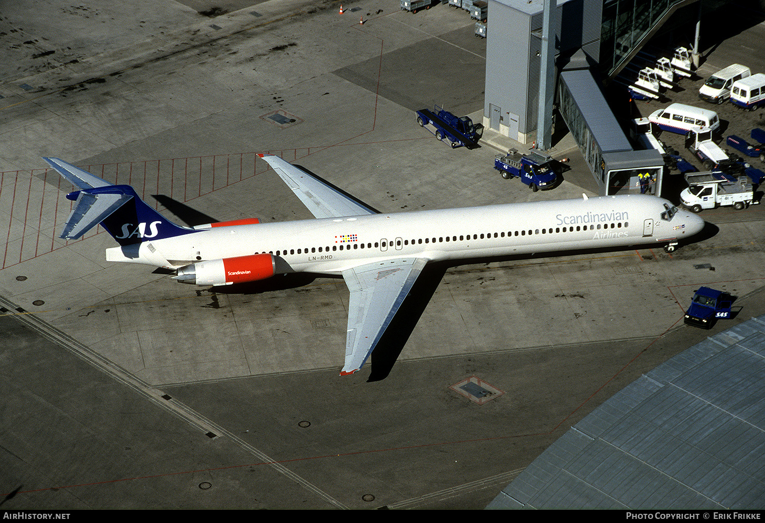 Aircraft Photo of LN-RMD | McDonnell Douglas MD-82 (DC-9-82) | Scandinavian Airlines - SAS | AirHistory.net #555448