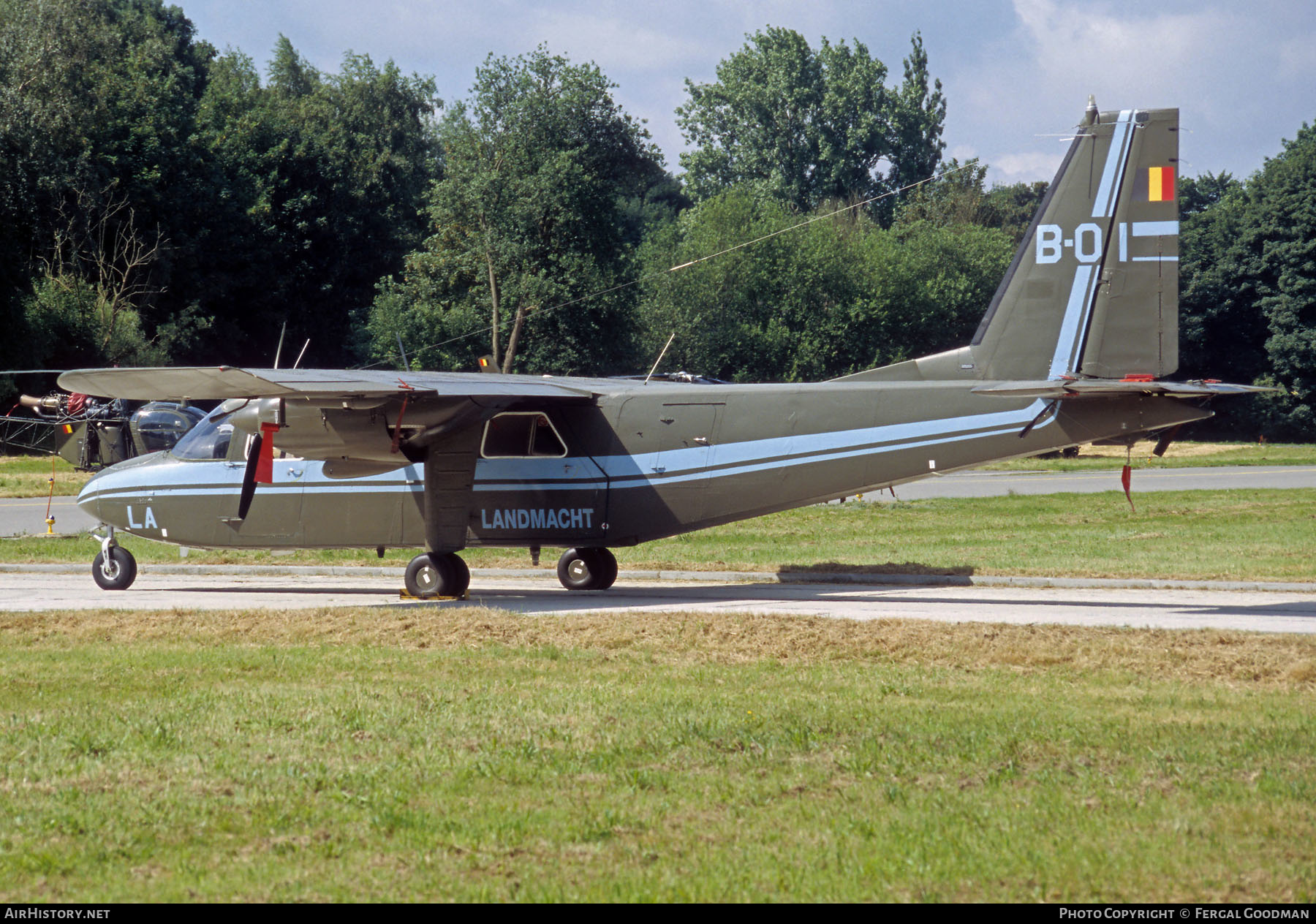 Aircraft Photo of B-01 | Britten-Norman BN-2A-21 Islander | Belgium - Army | AirHistory.net #555453