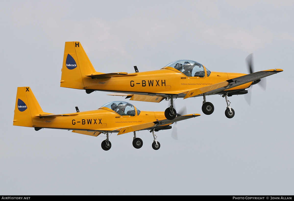 Aircraft Photo of G-BWXH | Slingsby T-67M-260 Firefly | Babcock International | AirHistory.net #555454