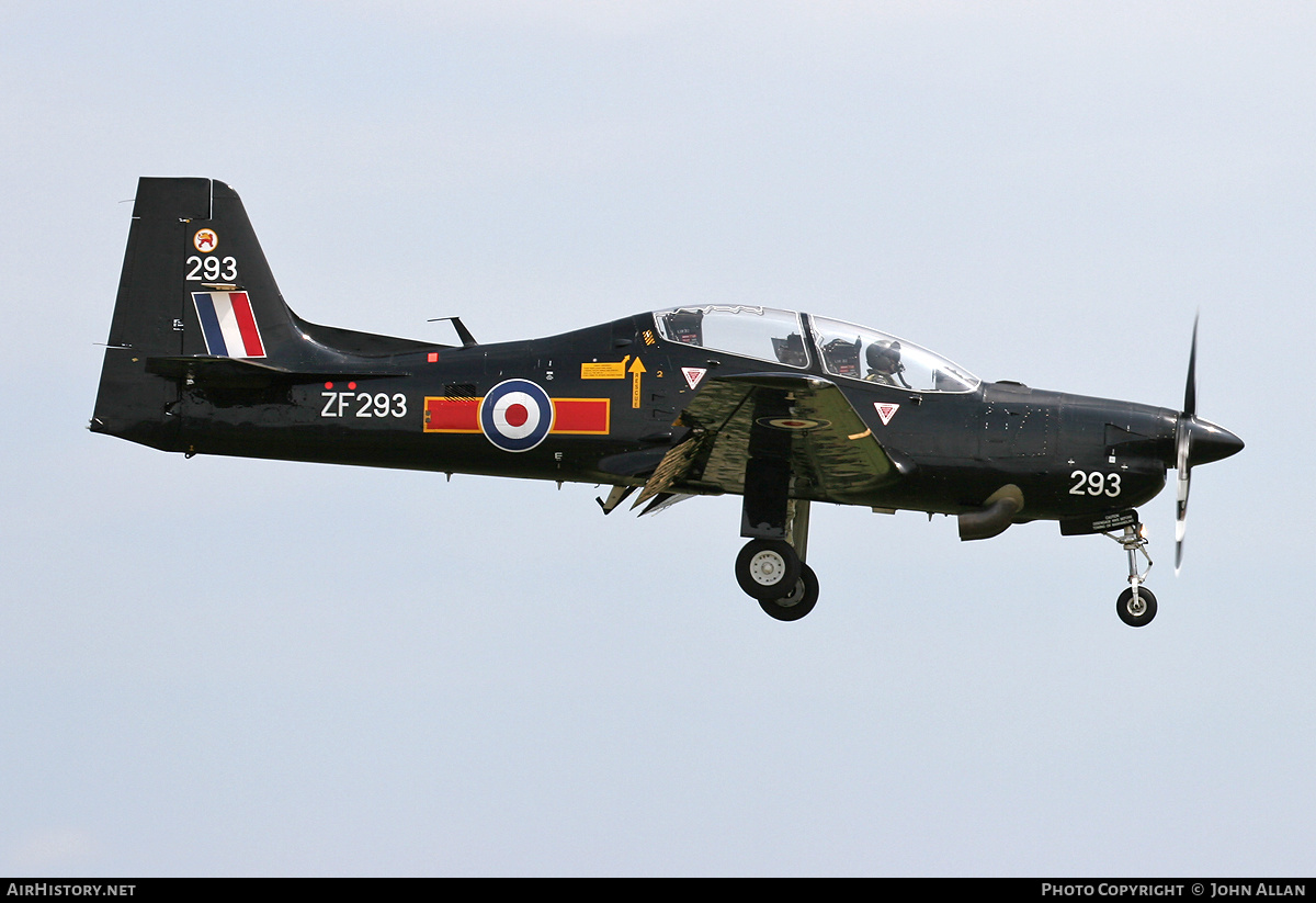 Aircraft Photo of ZF293 | Short S-312 Tucano T1 | UK - Air Force | AirHistory.net #555476