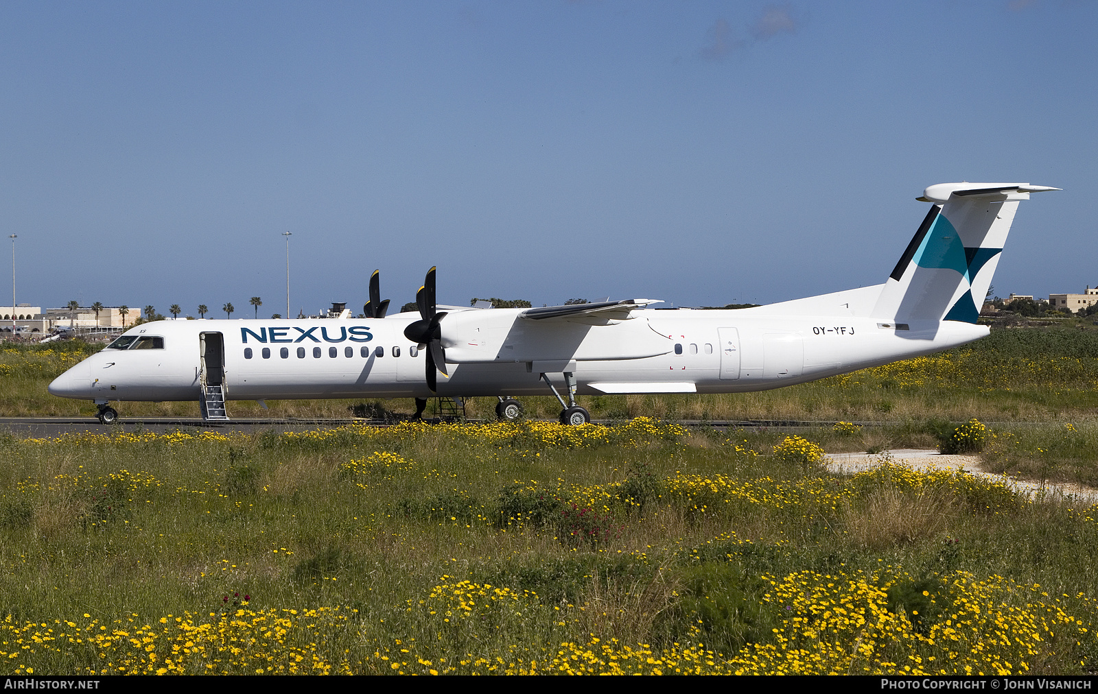 Aircraft Photo of OY-YFJ | Bombardier DHC-8-402 Dash 8 | Nexus Airlines | AirHistory.net #555505