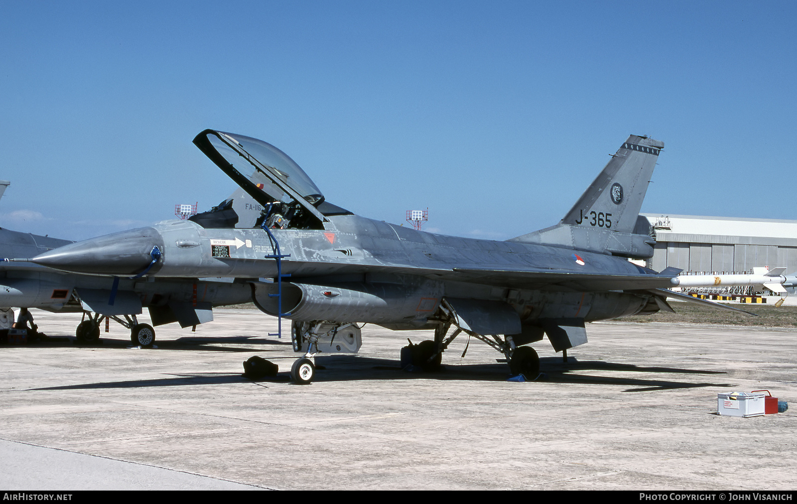 Aircraft Photo of J-365 | General Dynamics F-16A Fighting Falcon | Netherlands - Air Force | AirHistory.net #555512