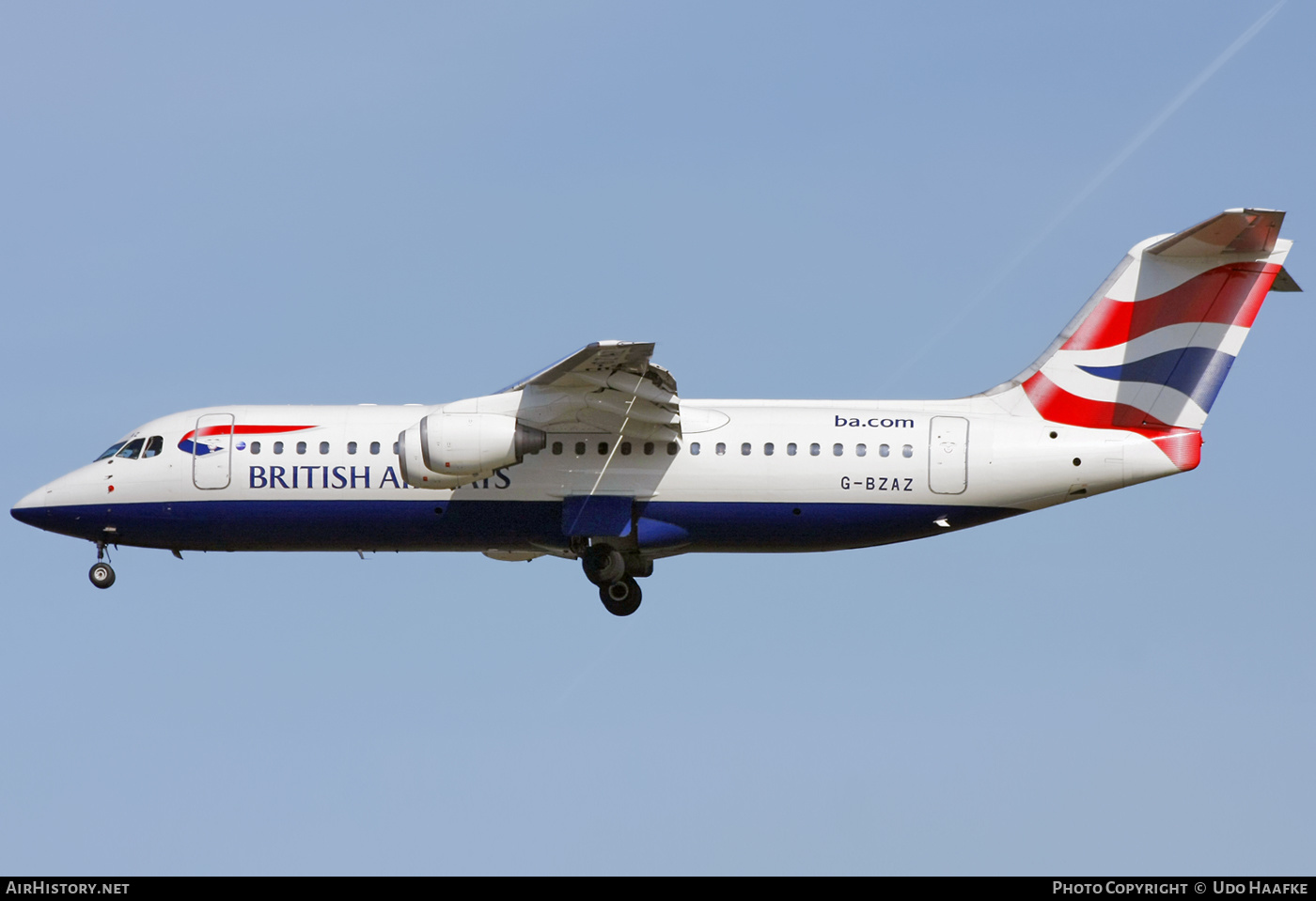 Aircraft Photo of G-BZAZ | BAE Systems Avro 146-RJ100 | British Airways | AirHistory.net #555518