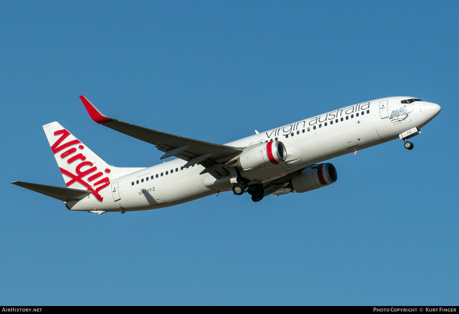 Aircraft Photo of VH-YFZ | Boeing 737-8FE | Virgin Australia Airlines | AirHistory.net #555525
