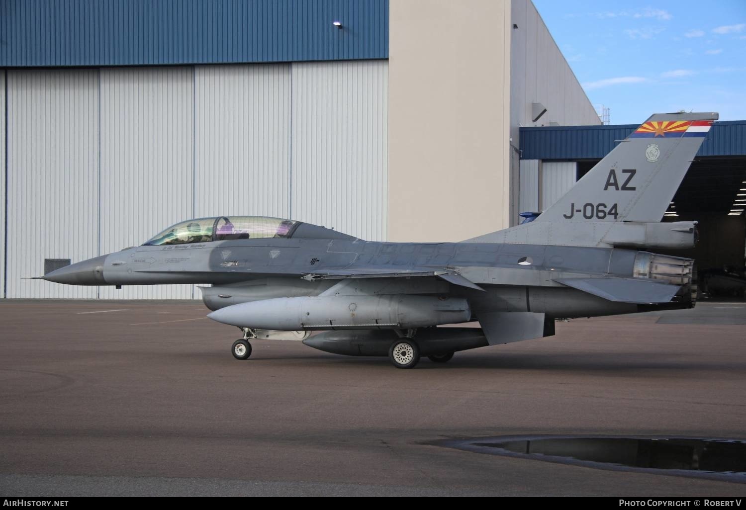 Aircraft Photo of J-064 | General Dynamics F-16BM Fighting Falcon | Netherlands - Air Force | AirHistory.net #555553