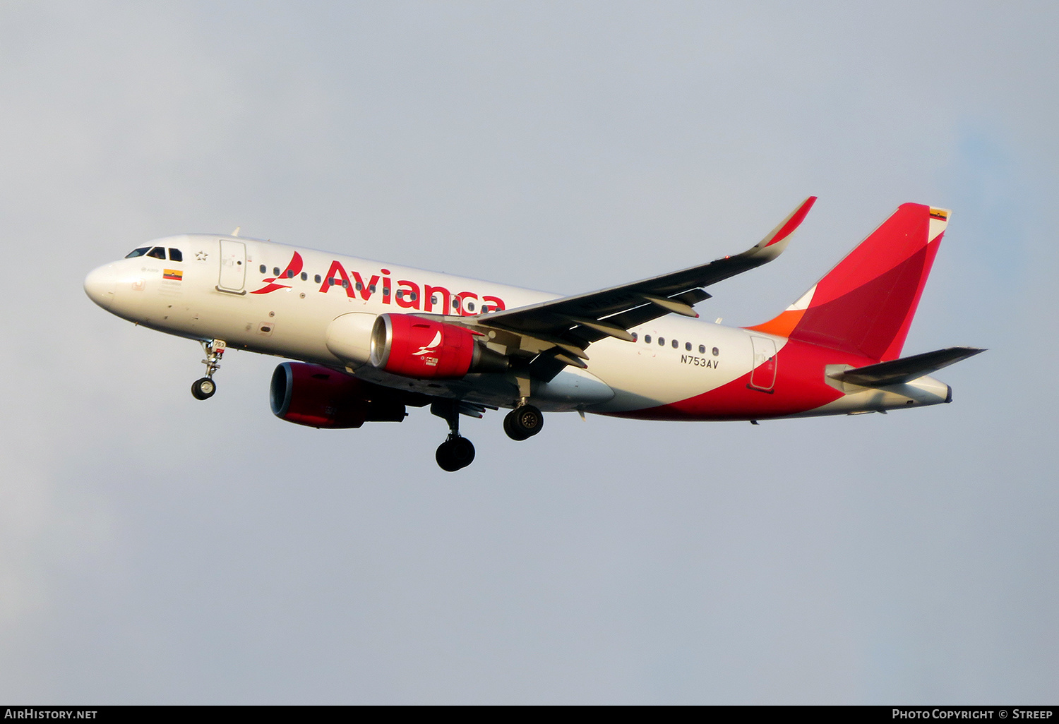 Aircraft Photo of N753AV | Airbus A319-115 | Avianca | AirHistory.net #555556