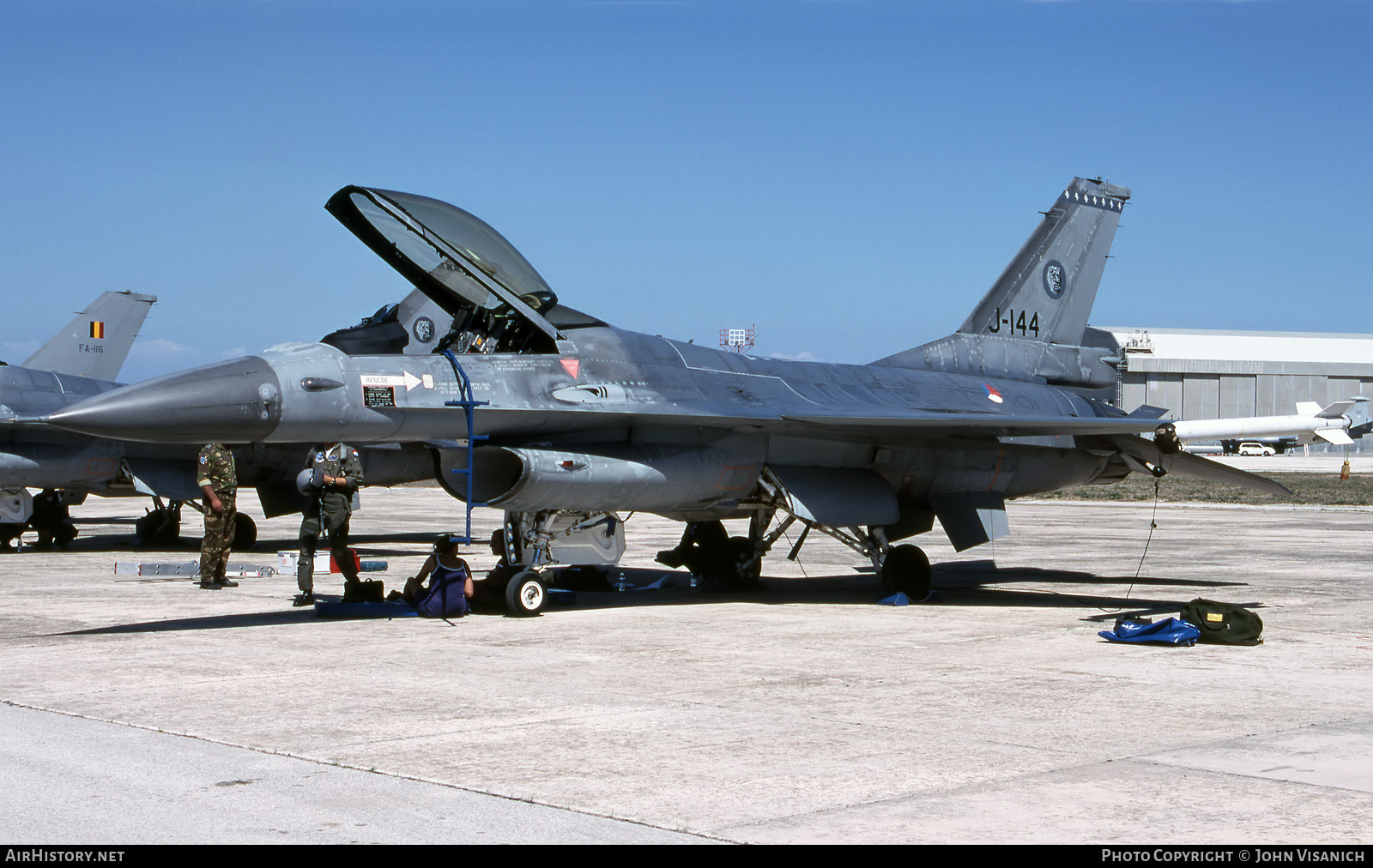 Aircraft Photo of J-144 | General Dynamics F-16A Fighting Falcon | Netherlands - Air Force | AirHistory.net #555558