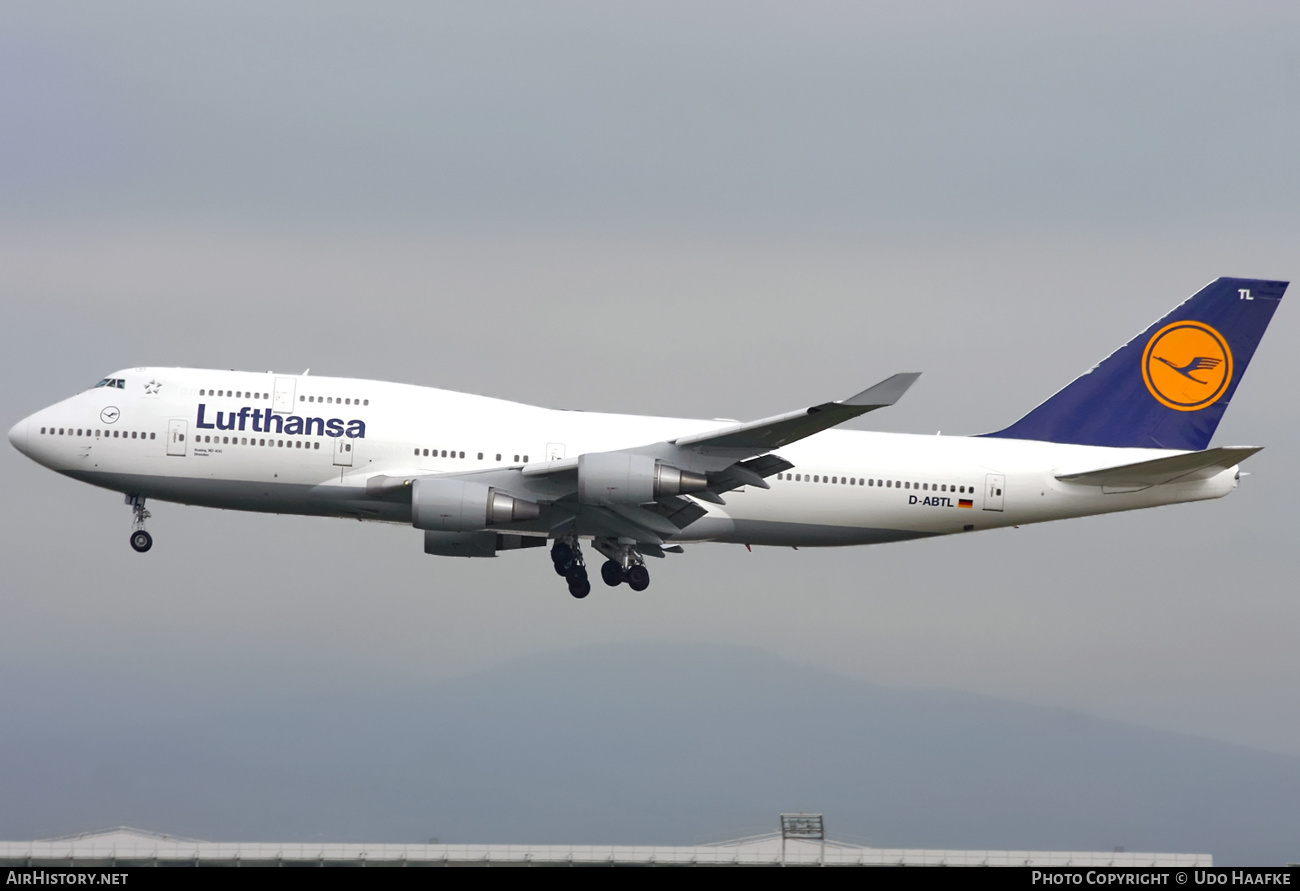Aircraft Photo of D-ABTL | Boeing 747-430 | Lufthansa | AirHistory.net #555599