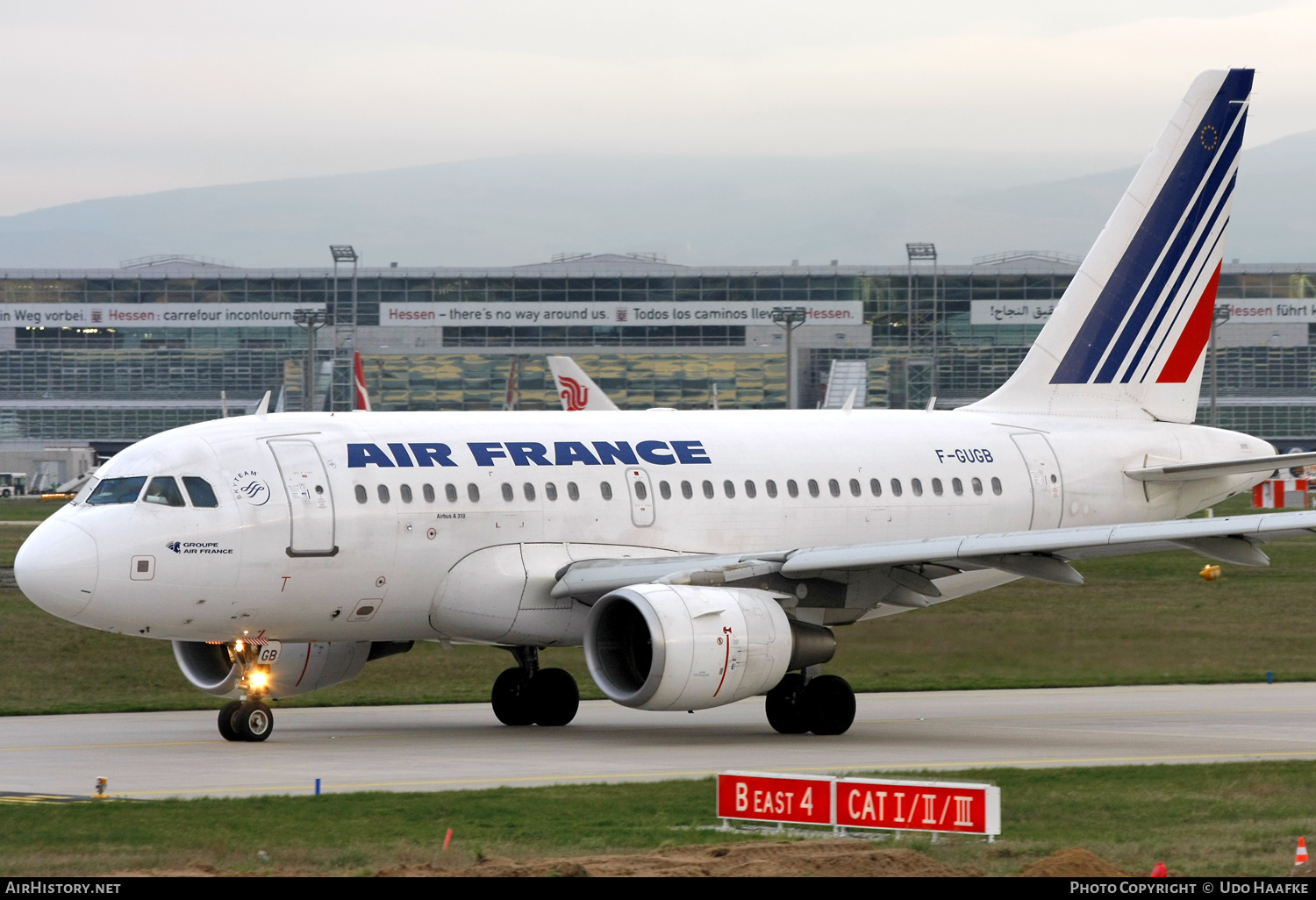 Aircraft Photo of F-GUGB | Airbus A318-111 | Air France | AirHistory.net #555600