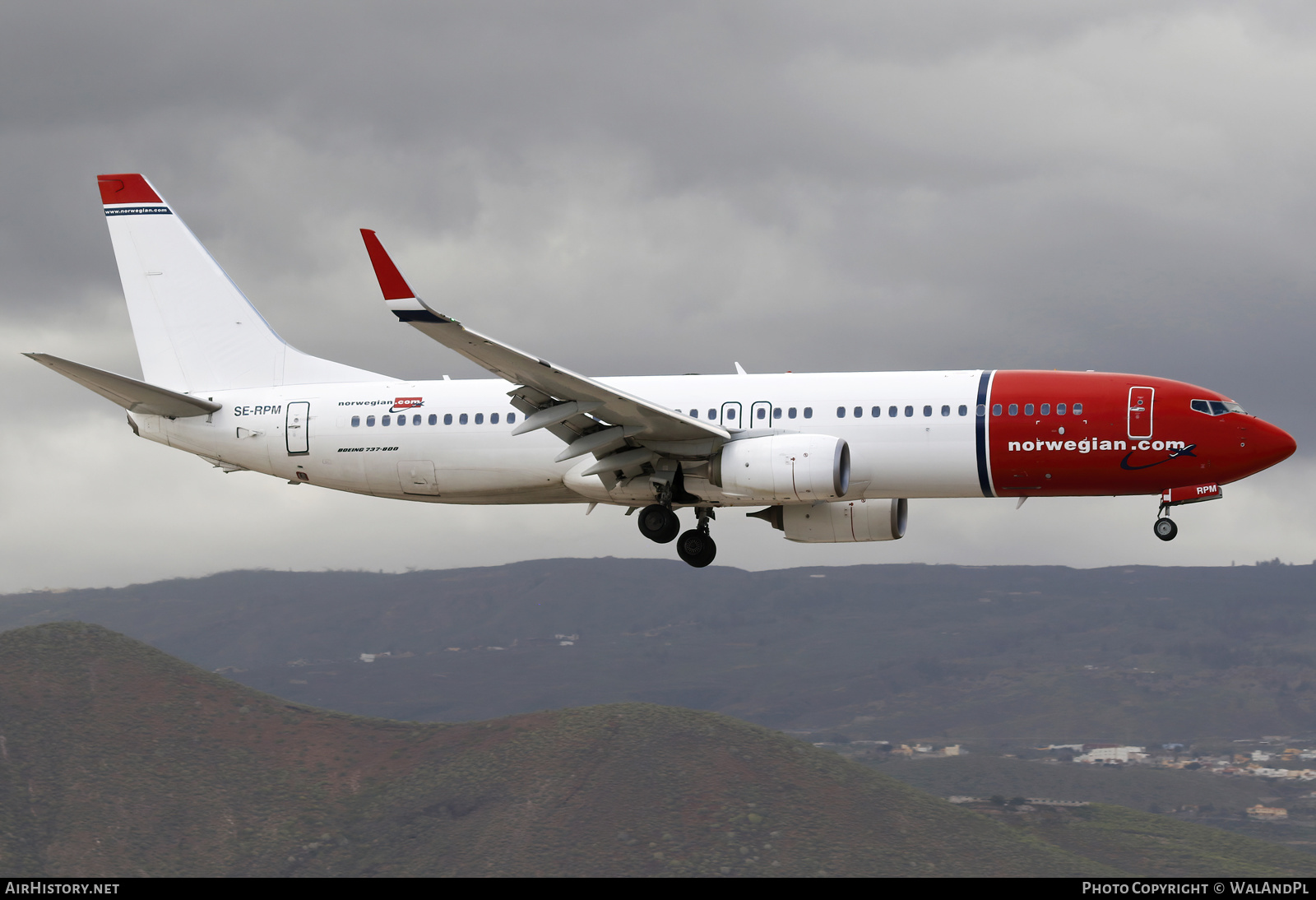 Aircraft Photo of SE-RPM | Boeing 737-8JP | Norwegian | AirHistory.net #555609