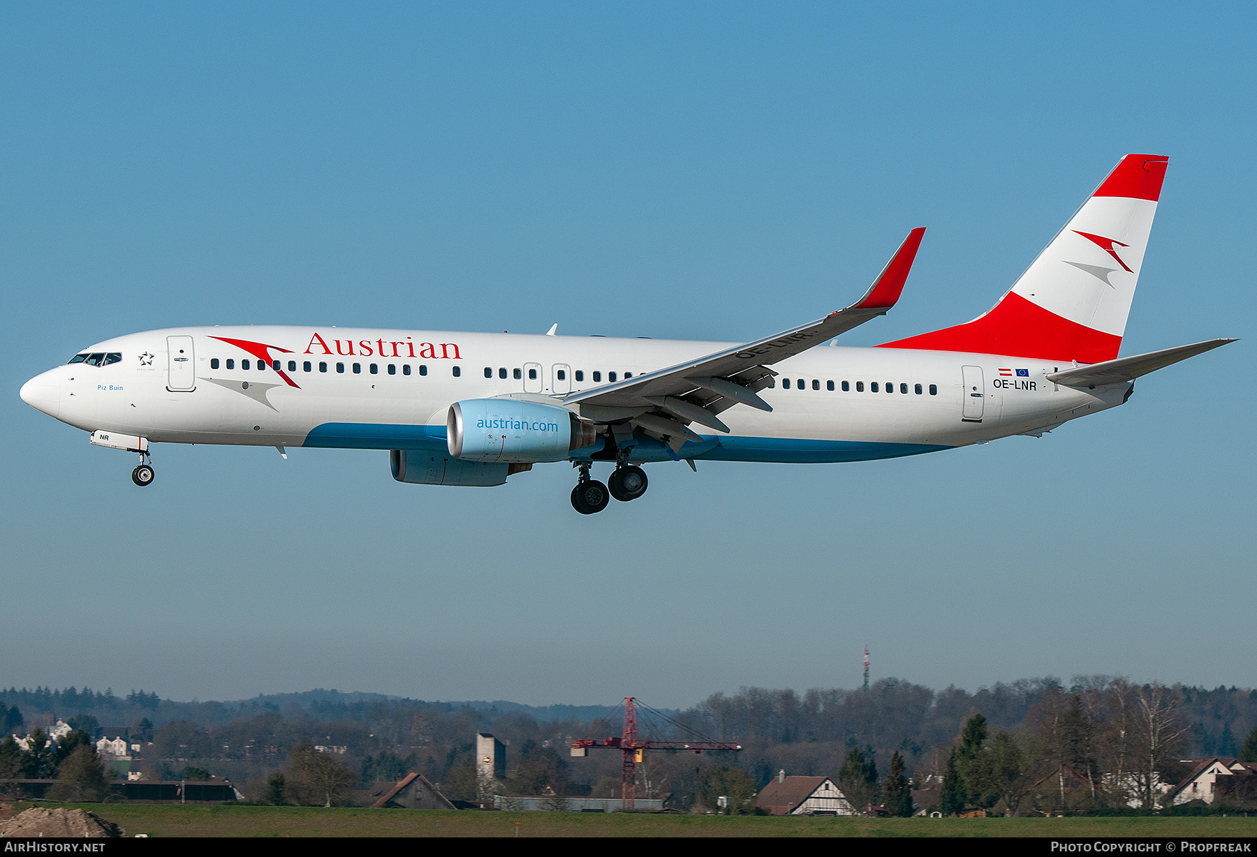 Aircraft Photo of OE-LNR | Boeing 737-8Z9 | Austrian Airlines | AirHistory.net #555637