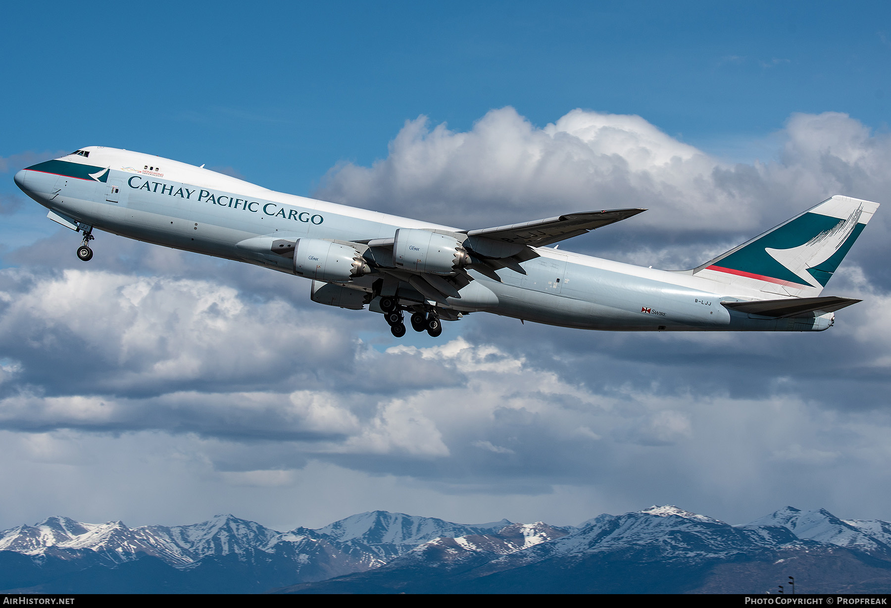 Aircraft Photo of B-LJJ | Boeing 747-867F/SCD | Cathay Pacific Airways Cargo | AirHistory.net #555639