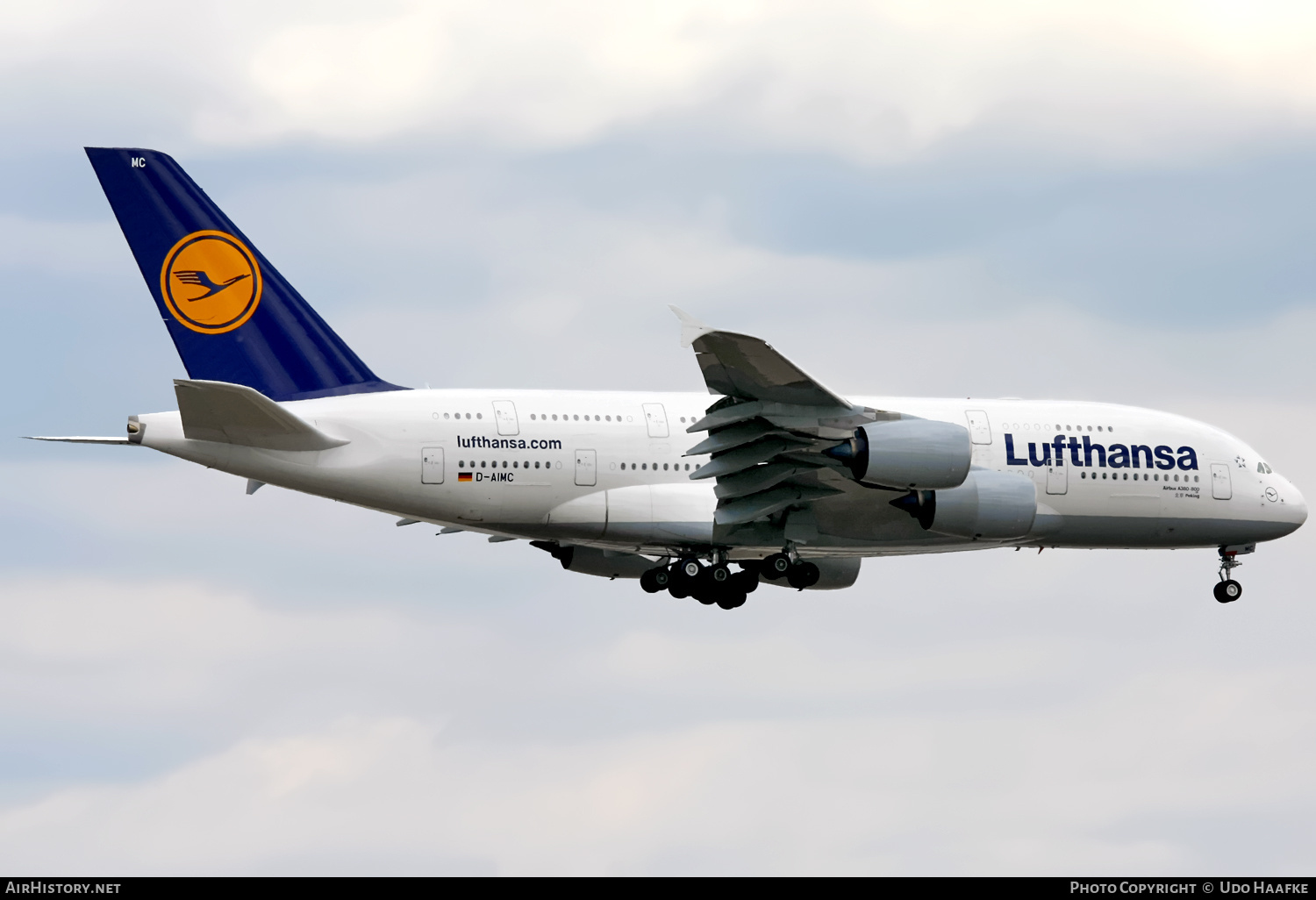 Aircraft Photo of D-AIMC | Airbus A380-841 | Lufthansa | AirHistory.net #555649