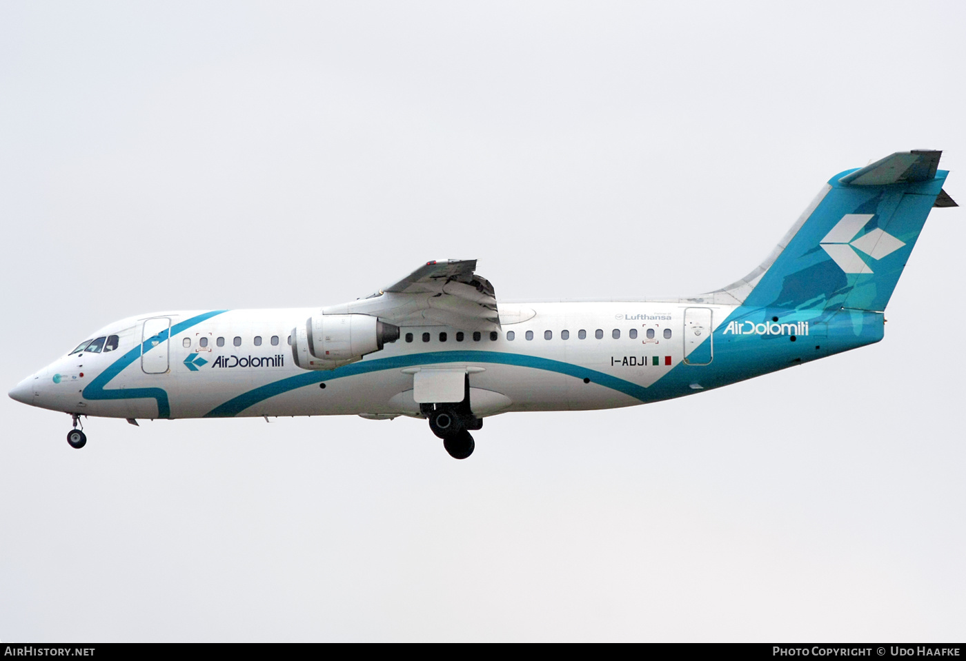 Aircraft Photo of I-ADJI | British Aerospace BAe-146-300 | Air Dolomiti | AirHistory.net #555656